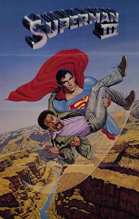 Framed Superman 3 Saving Print