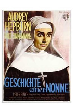 Framed Nun&#39;s Story - Audrey Hepburn Print