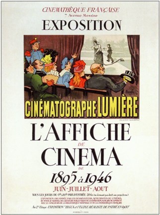 Framed Affiche De Cinema De 1895 a 1946  L&#39; Print