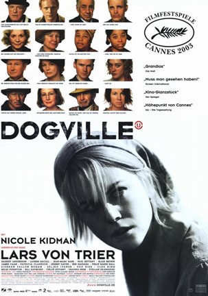 Framed Dogville Movie Poster German Print