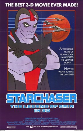 Framed Starchaser: the Legend of Orin Print