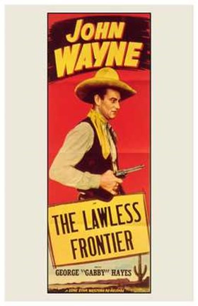 Framed Lawless Frontier Print