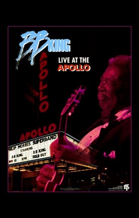 Framed Bb King Live At the Apollo Print