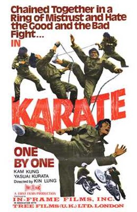 Framed Karate  Ony By One Print