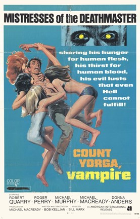 Framed Count Yorga Vampire Print