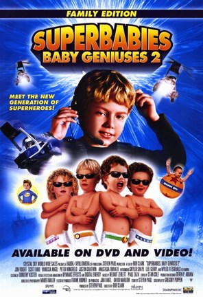 Framed Superbabies: Baby Geniuses 2 Print