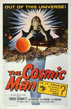 Framed Cosmic Man Print