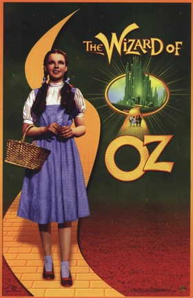 Framed Wizard of Oz Dorothy Print