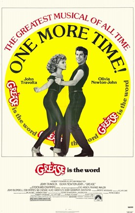 Framed Grease One More Time! Print