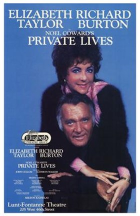 Framed Private Lives (Broadway Play) Print