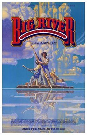 Framed Big River (Broadway) Print
