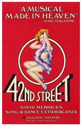 Framed 42Nd Street (Broadway Musical) Print