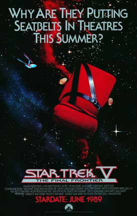Framed Star Trek 5: The Final Frontier (teaser) Print