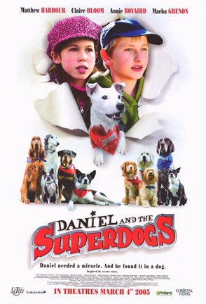Framed Daniel and the Superdogs Print