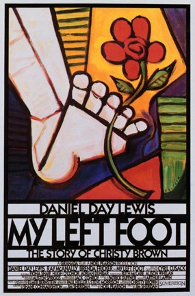 Framed My Left Foot Movie Poster Print