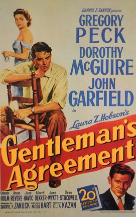 Framed Gentleman&#39;s Agreement Print