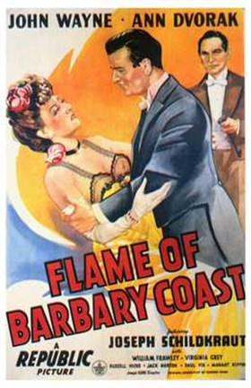 Framed Flame of the Barbary Coast Print