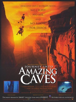 Framed Journey Into Amazing Caves (Imax) Print