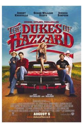 Framed Dukes of Hazzard Print