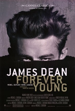 Framed James Dean: Forever Young Print