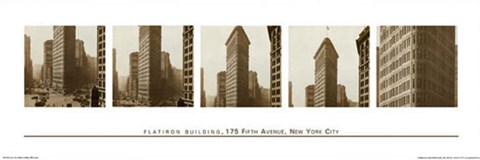 Framed Flatiron Building, Fifth Avenue Print