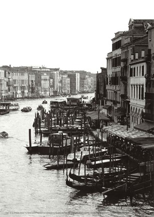 Framed Array of Boats, Venice Print