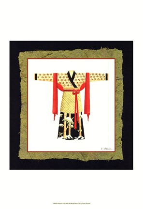 Framed Kimono II Print