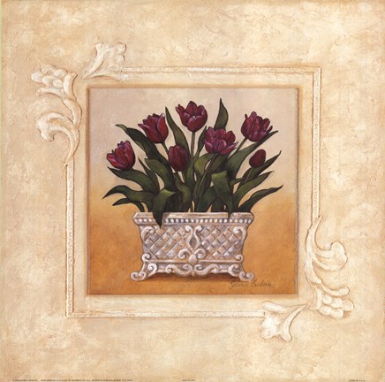 Framed Red Tulips Print