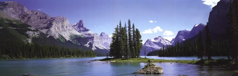 Framed Maligne Lake Print