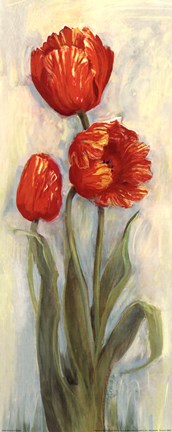 Framed Rembrandt Tulips Print