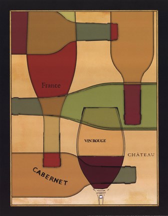 Framed Wine Cellar II Print