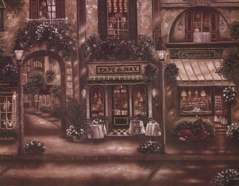 Framed Gourmet Shoppes II Print