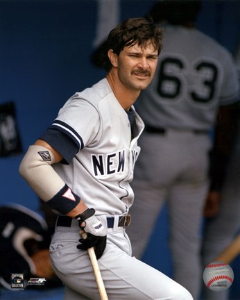 Don Mattingly - In Dugout Poster by Unknown at