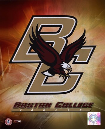 Framed Boston College Logo Print