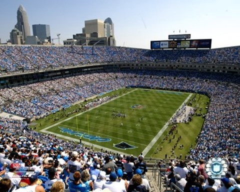 Framed Bank Of America Stadium Print