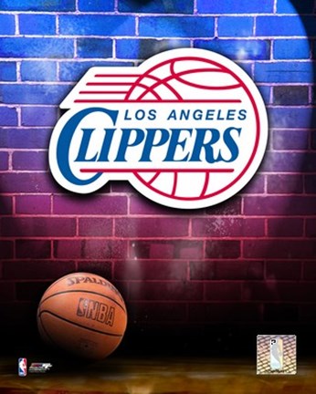 Framed Clippers - 2006 Logo Print
