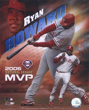 Ryan Howard - 2006 N.L. M.V.P. Poster by Unknown at