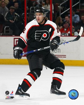 Framed Simon Gagne - &#39;06 / &#39;07 Home Action Print