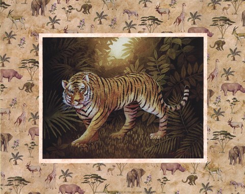 Framed Safari - Tiger Print
