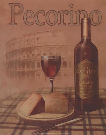 Framed Pecorino - Roma Print