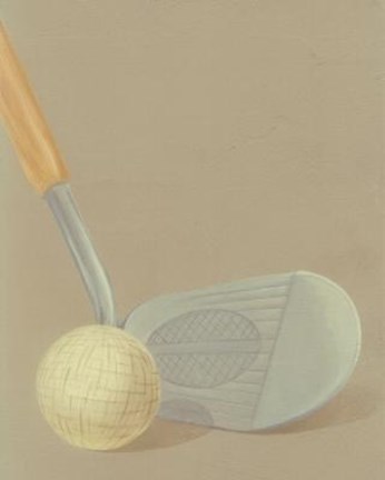 Framed Golf Club Ball Print