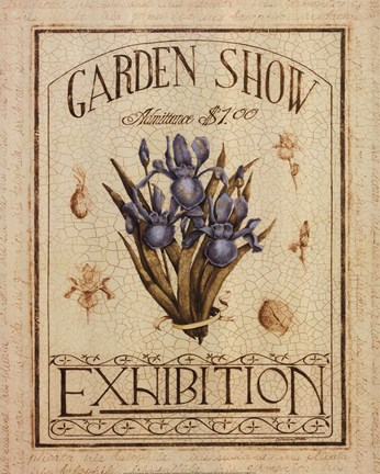 Framed Garden Show I Print