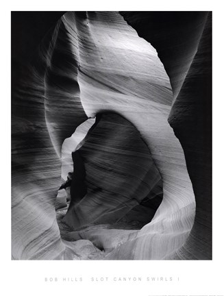 Framed Slot Canyon Swirls I Print