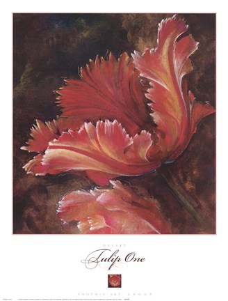Framed Tulip One Print