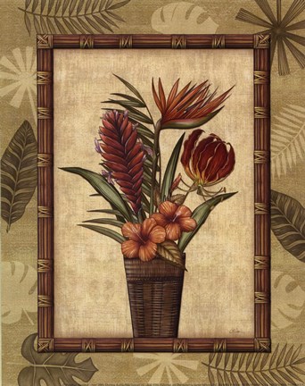 Framed Paradisio Bouquet II - Mini Print