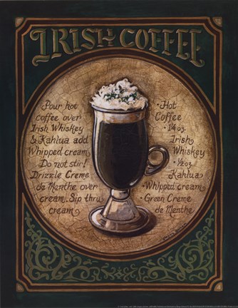 Framed Irish Coffee - Mini Print