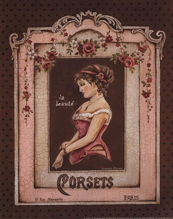 Framed Corsets II - Mini Print