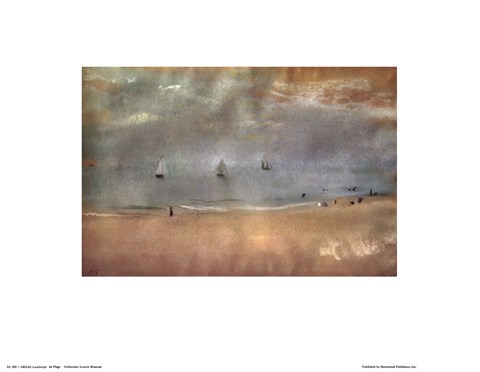 Framed Beach Landscape Print
