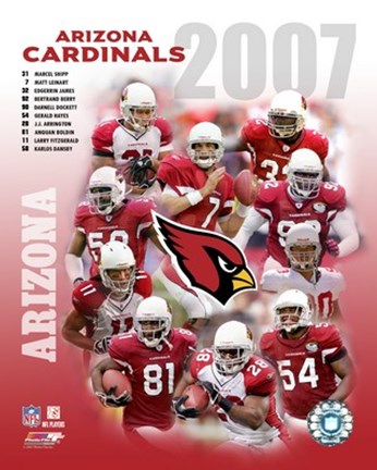 Framed 2007 - Cardinals  Team Composite Print