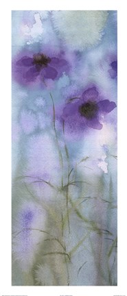 Framed Evening Floral I Print